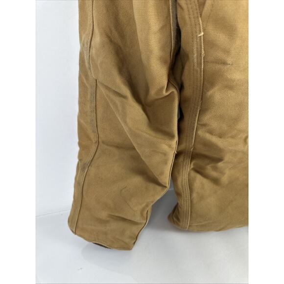 Vintage Carhartt Coat Brown Duck Canvas Tan 42 Tall CQ196 - Picture 8 of 16